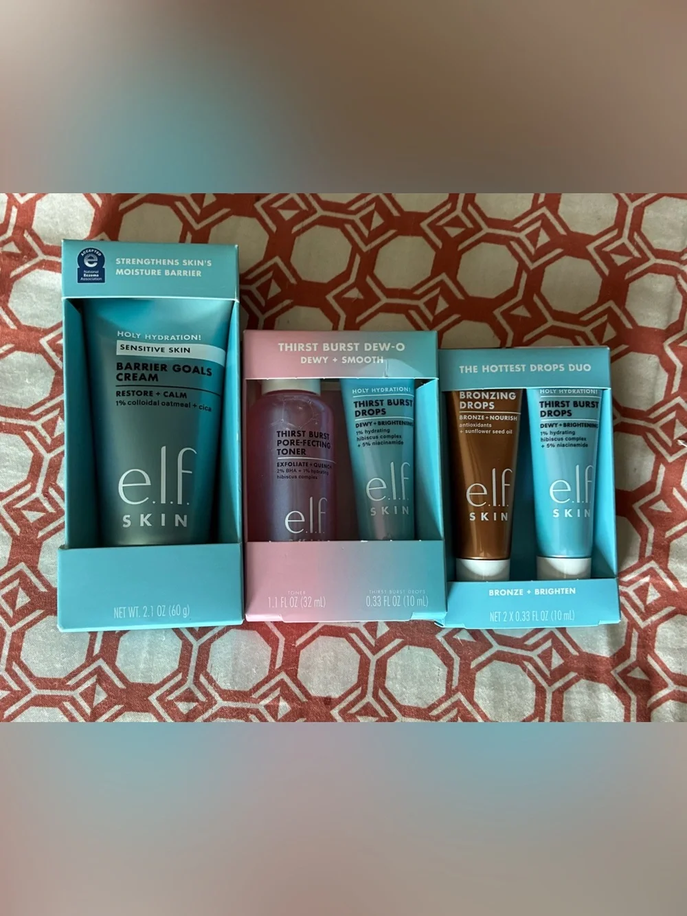 e.l.f. Holy Hydration 3-Piece Skincare Bundle NEW